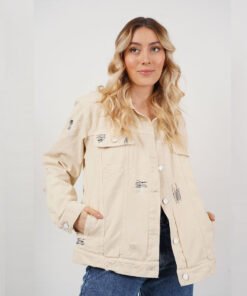 Chaqueta oversize unisex con costuras - 303A